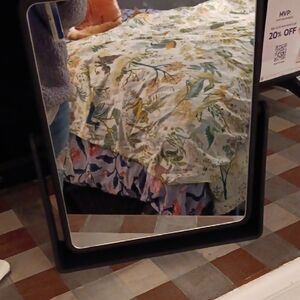 Black Framed Vanity Table Top Mirror